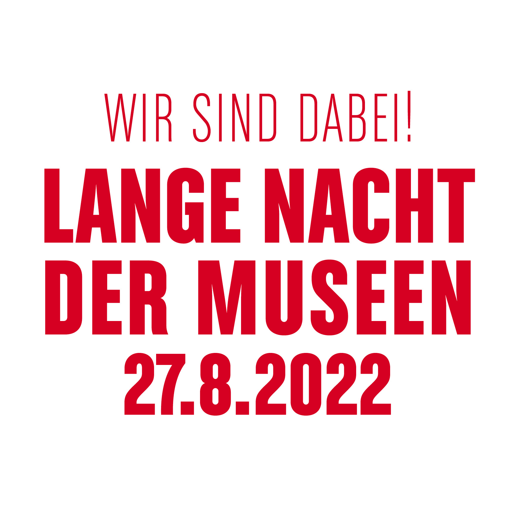 Grafik Lange Nacht der Museum 2022.