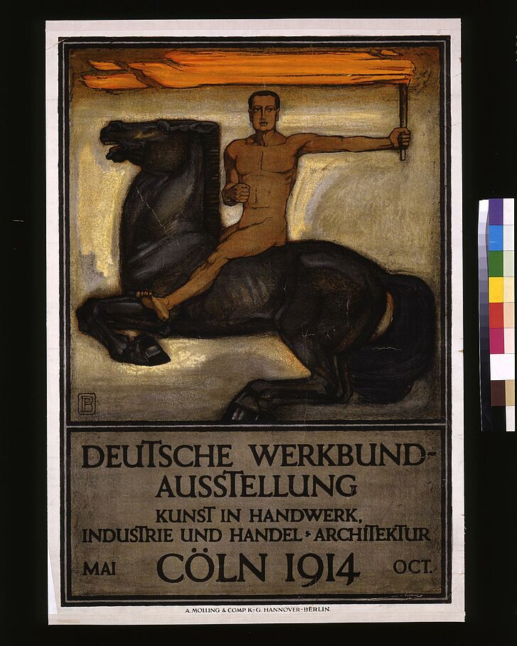 Plakat für die Deutsche Werkbundausstellung 1914.