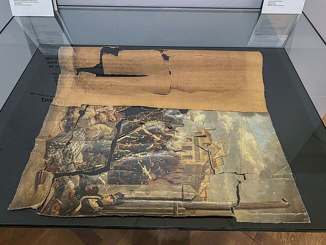 Das Werk „Marshall Bon Adrien Jeannot Moncey befiehlt Colonel Odiot am 30. März 1814, Montmart-re zu verteidigen“ gehört zu den beiden in der Führung behandelten Gemälde. Das Werk „Marshall Bon Adrien Jeannot Moncey befiehlt Colonel Odiot am 30. März 1814, Montmart-re zu verteidigen“ gehört zu den beiden in der Führung behandelten Gemälde.