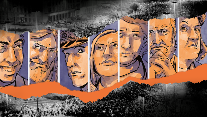 Key Visual gestaltet von Playing History, Foto: DHM © Gerhard Gäbler, Illustration: Alexander Roncaldier Key Visual gestaltet von Playing History.
