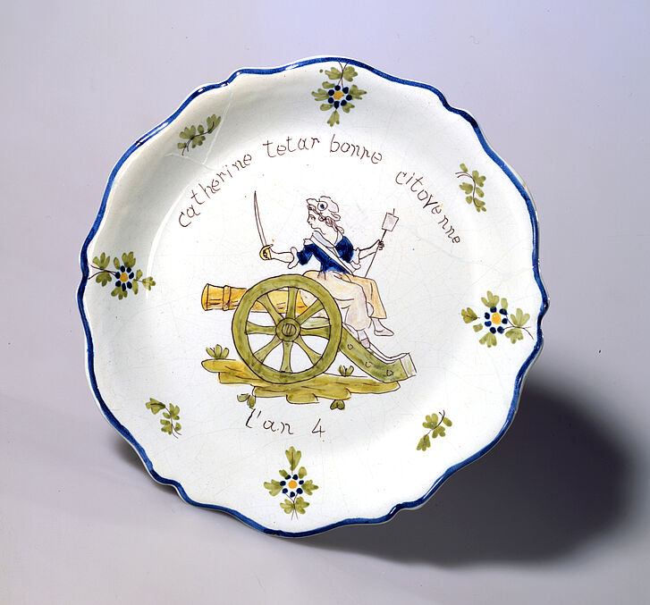 Gedenkteller auf die Französische Revolution