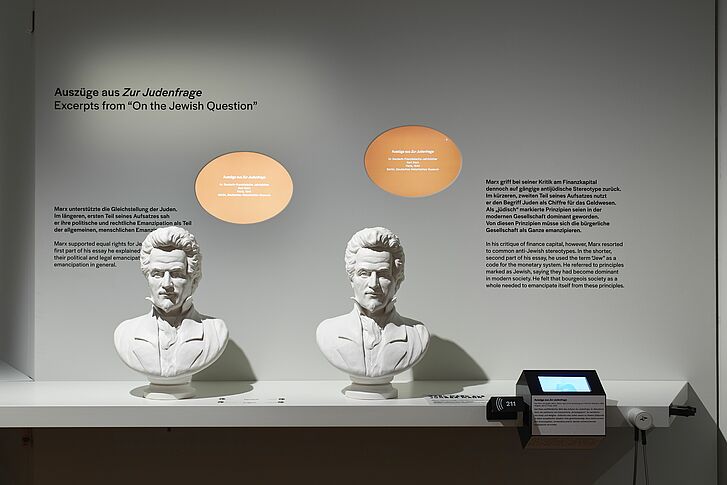 Ausstellungsansicht „Karl Marx und der Kapitalismus“