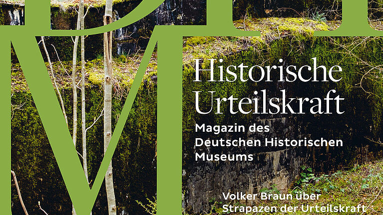 Cover DHM Magazin Nummer 6 mit Wald als Hintergrund.