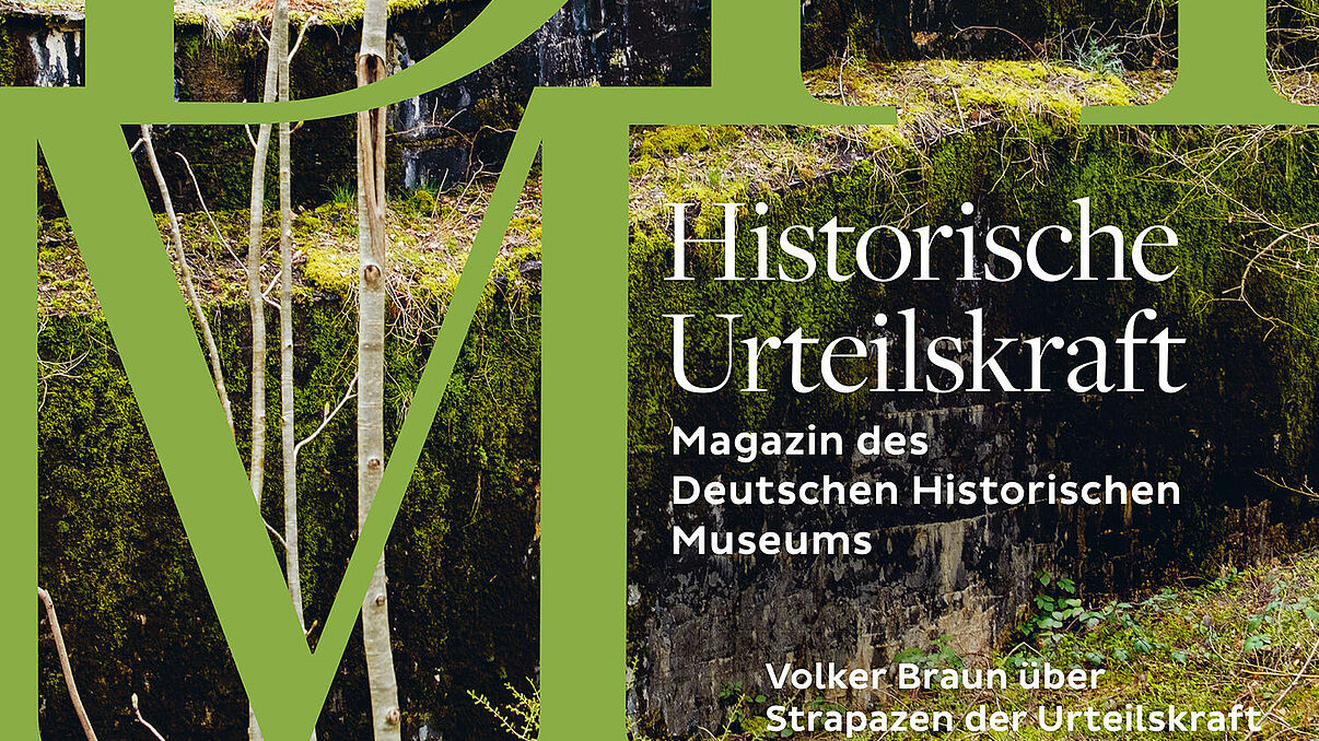 Cover DHM Magazin Nummer 6 mit Wald als Hintergrund.