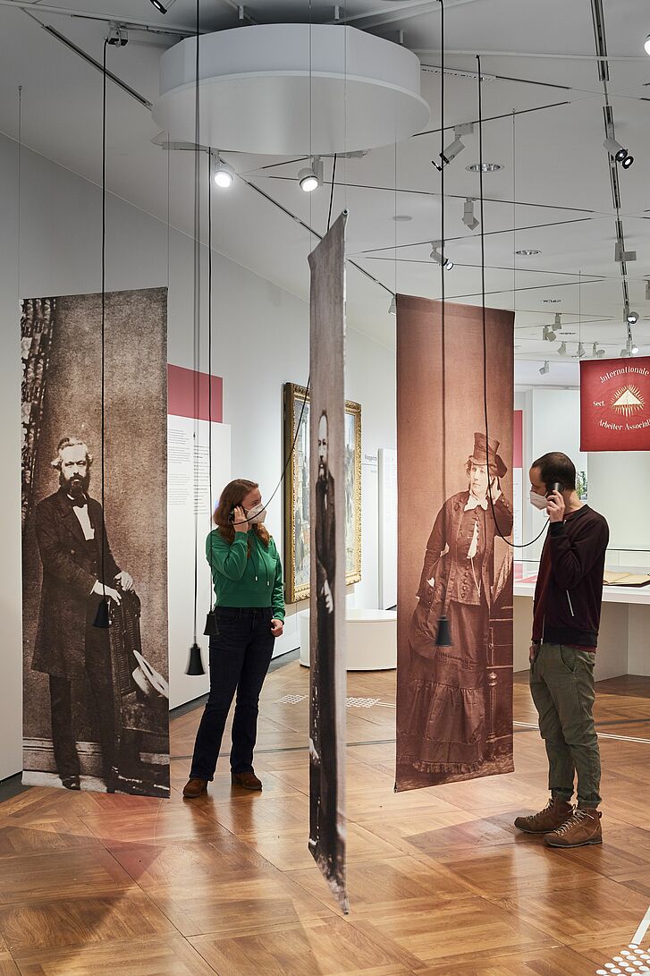 Ausstellungsansicht „Karl Marx und der Kapitalismus“