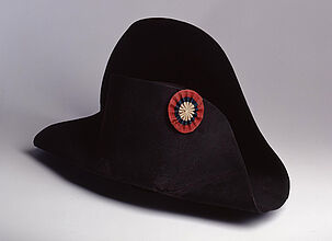 Bicorn, worn by Napoleon I, 1815. Bicorn, worn by Napoleon I, 1815. (Inv.Nr. U 353)