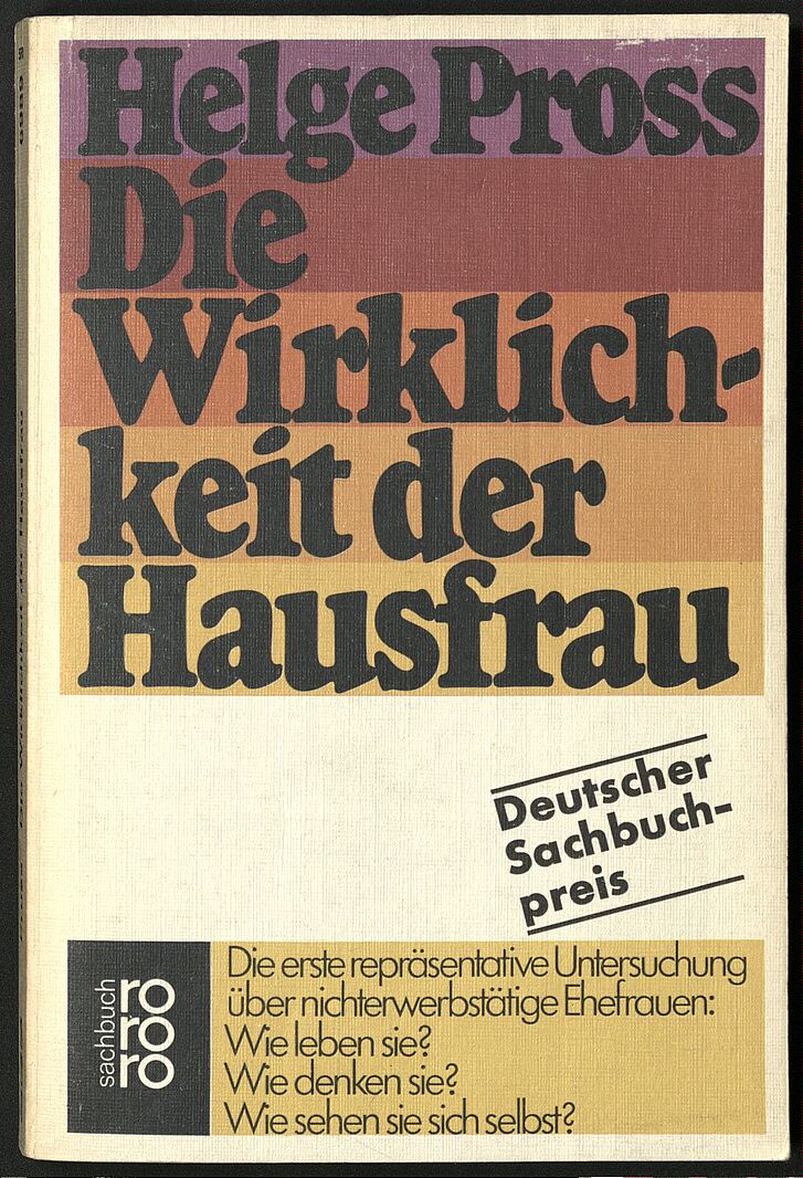 Buchcover von "Die Wirklichkeit der Hausfrau" von Helge Poss.