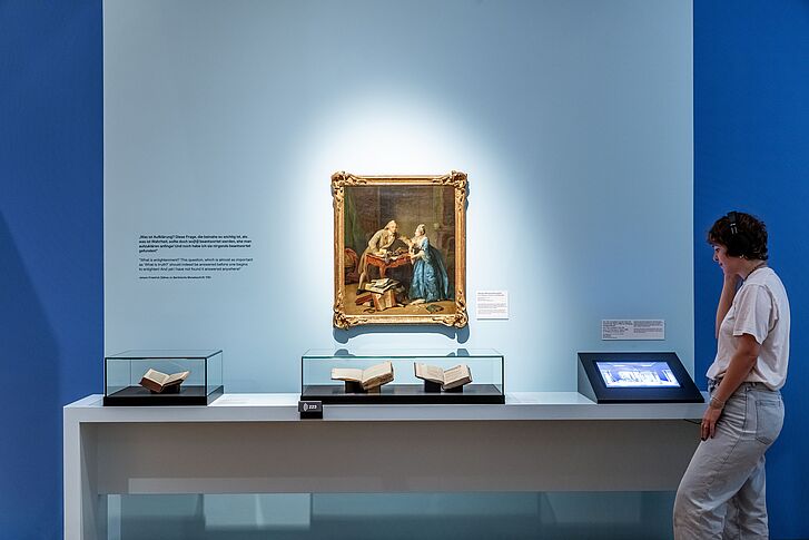 Ausstellungsansicht "Was ist Aufklärung Fragen an das 18. Jahrhundert"