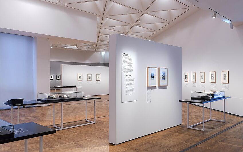 In the exhibition “Report from Exile – Photographs by Fred Stein” © DHM/David von Becker
