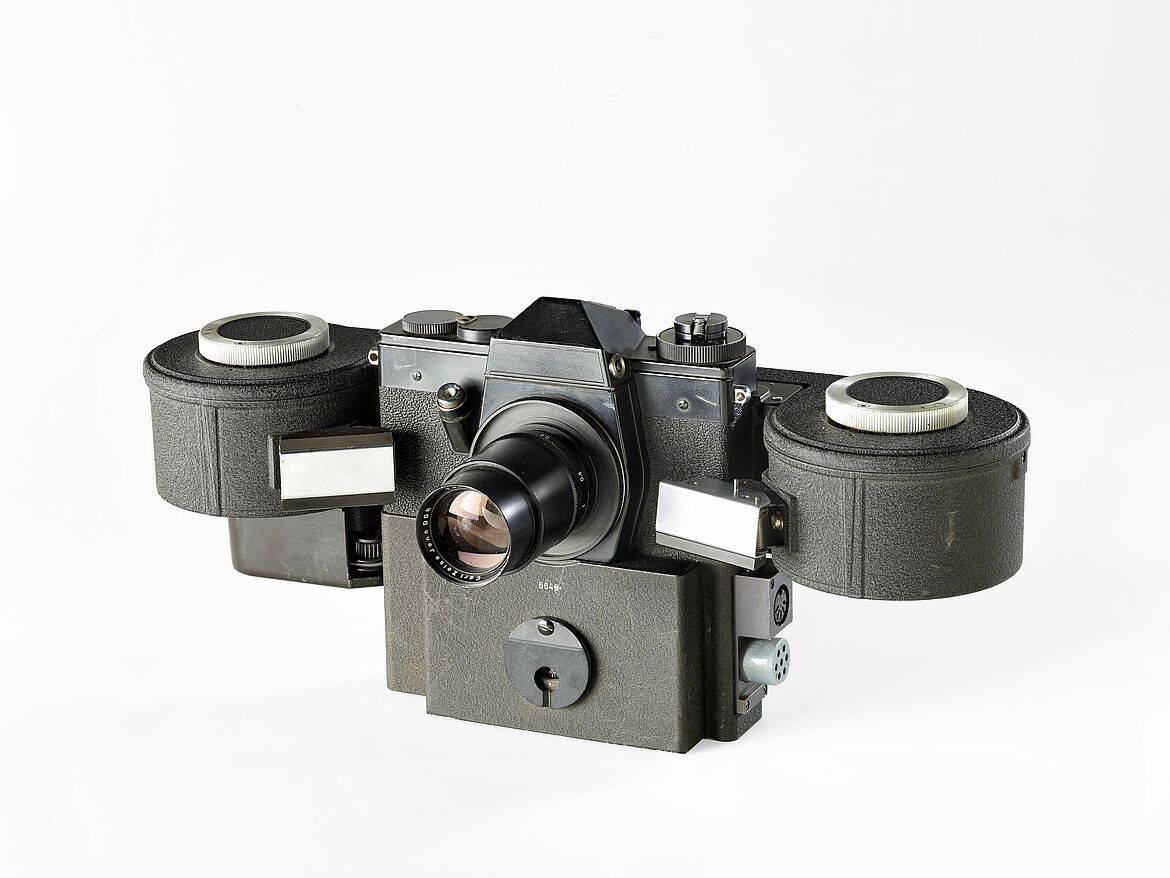 Observationskamera des Ministeriums für Staatssicherheit, Jena, ca. 1975 Observationskamera des Ministeriums für Staatssicherheit