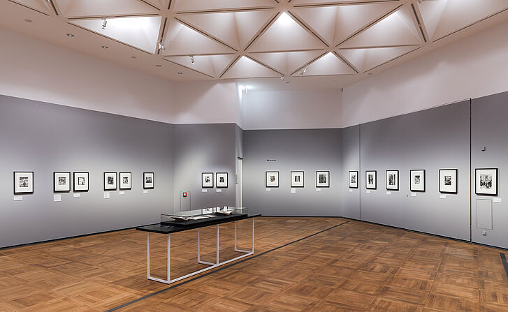 In the exhibition "Report from Exile - Photographs by Fred Stein" In the exhibition "Report from Exile - Photographs by Fred Stein" © DHM/David von Becker