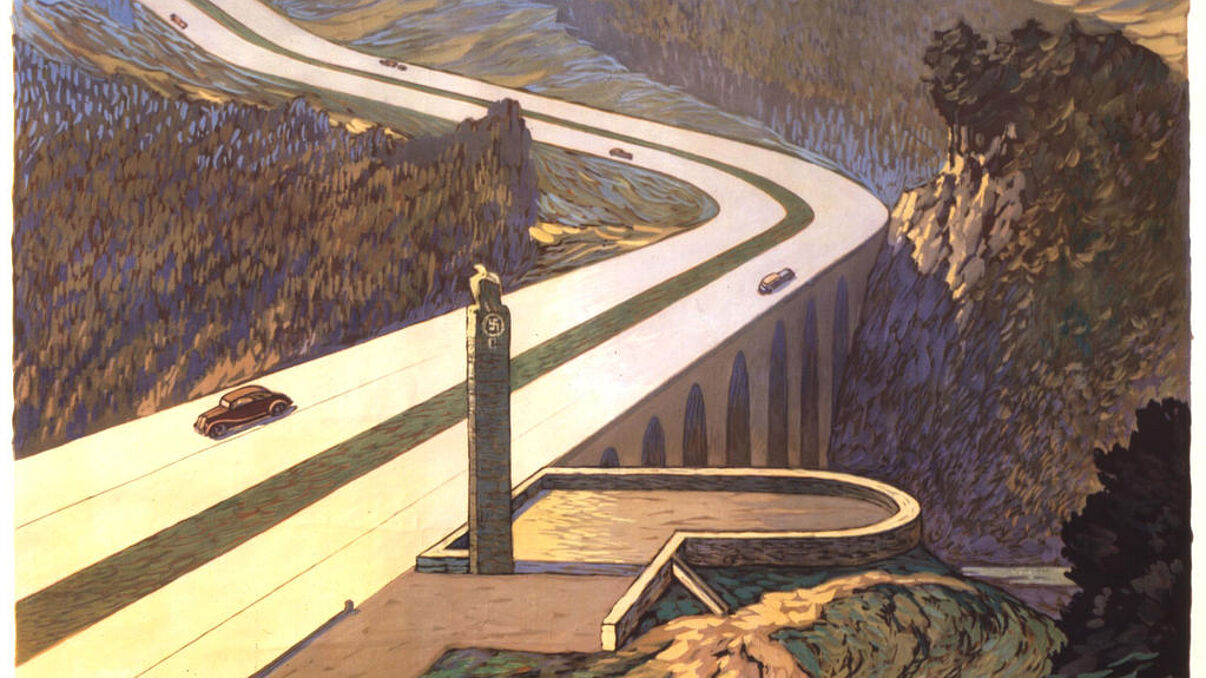 Plakat der Reichsbahnzentrale für den deutschen Reiseverkehr, um 1936