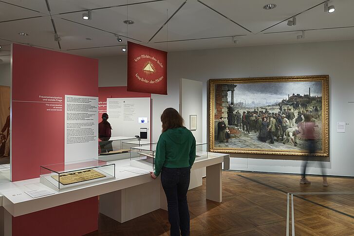 Ausstellungsansicht „Karl Marx und der Kapitalismus“