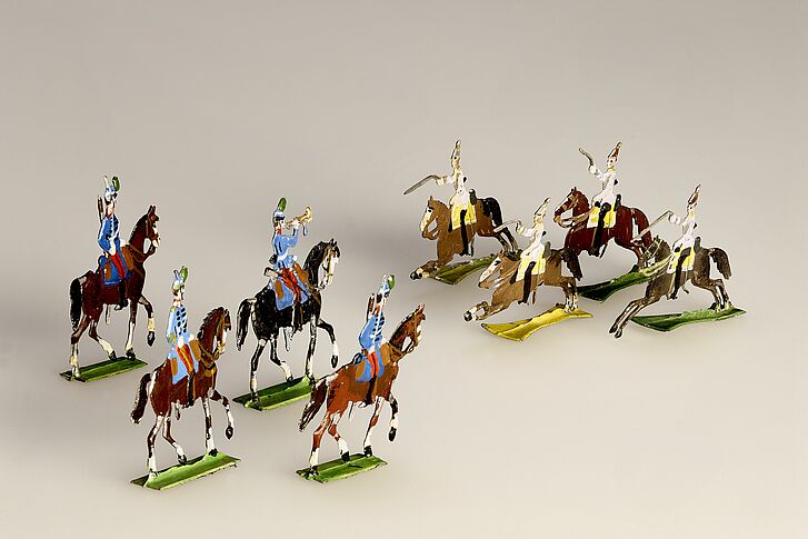 Heinrichsen-Zinnfiguren zum Deutsch-Französischen Krieg