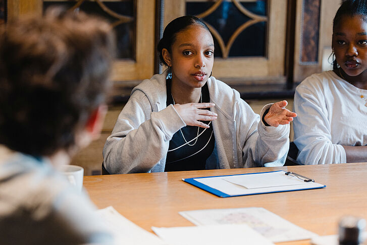 Outreach-Workshop mit dem Jugendgremium „Schattenmuseum”, Berlin-Kreuzberg 