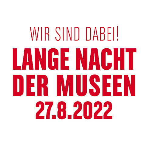 Grafik Lange Nacht der Museum 2022.