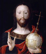 Salvator mundi - Christus mit der Weltkugel, 1537-1545. 
