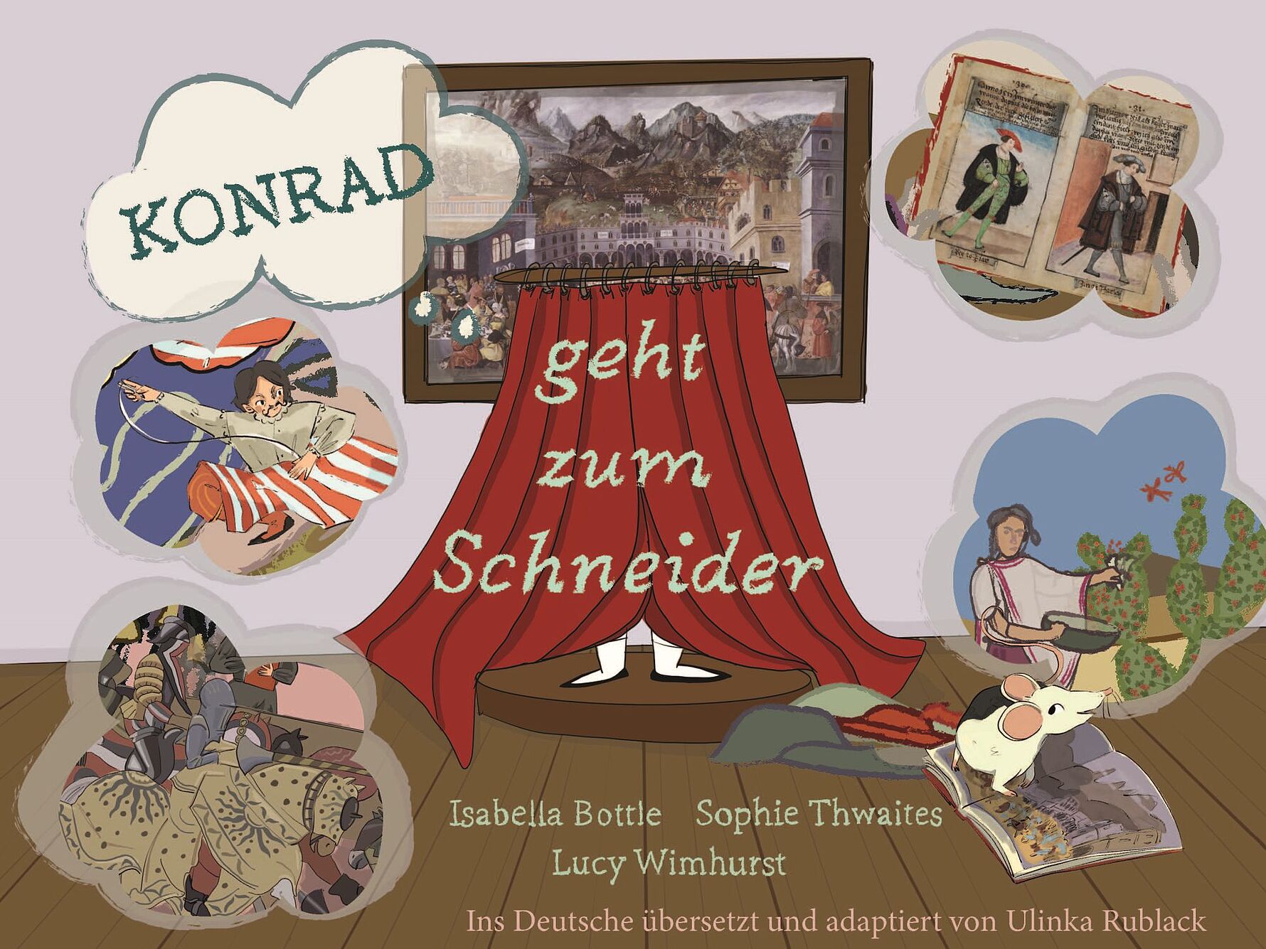 Kinderbuch-Broschüre „Konrad geht zum Schneider“ Kinderbuch-Broschüre „Konrad geht zum Schneider“