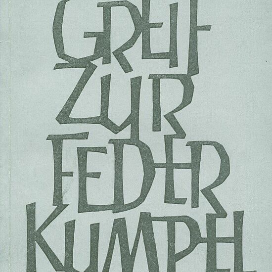 Cover des Buchs "Greif zur Feder Kumpel".