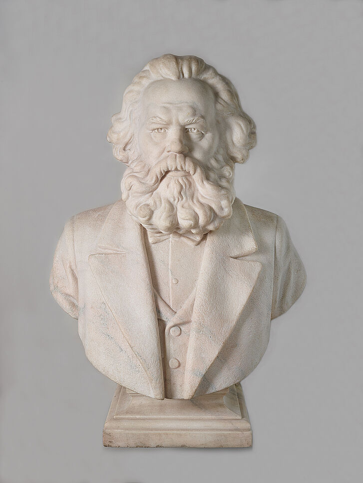 Büste von Karl Marx Büste von Karl Marx Geschenk der Volksrepublik Rumänien Constantin Baraschi, 1953 © Deutsches Historisches Museum/Desnica