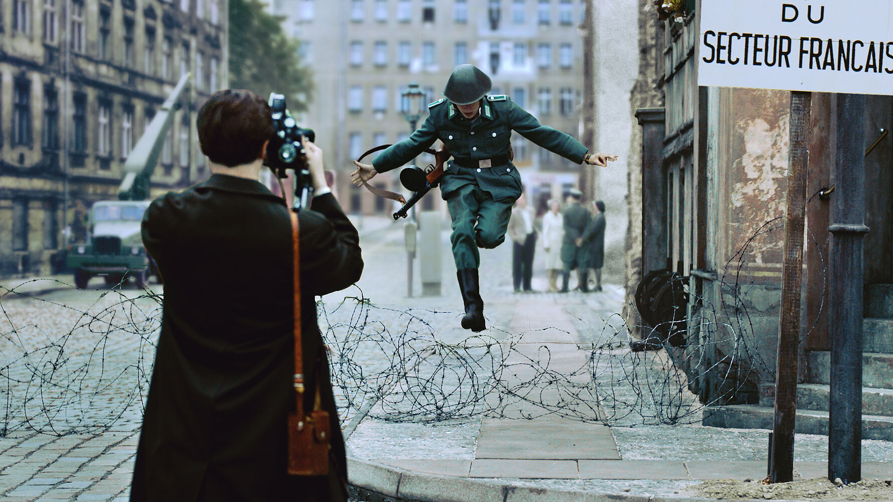 Standbild aus „DER SPRUNG - 1961“ Standbild aus „DER SPRUNG - 1961“