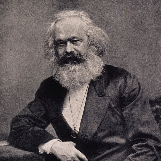 Fotografie von Karl Marx, um 1880.