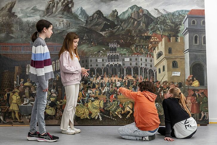 Rein ins Gemälde! Eine Zeitreise für Kinder: Kluge Zauberdrachen
