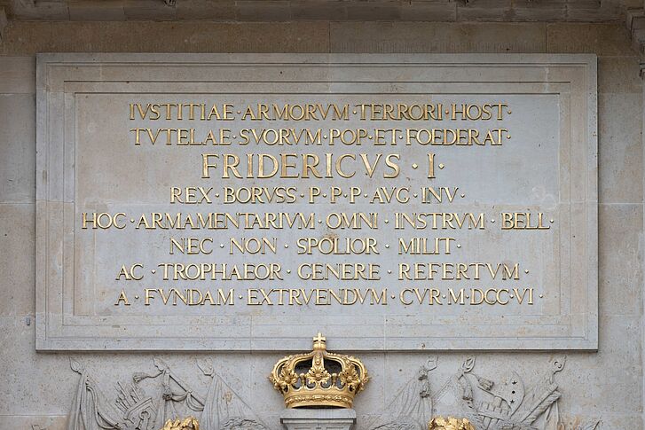 Zeughaus, main doorway detail