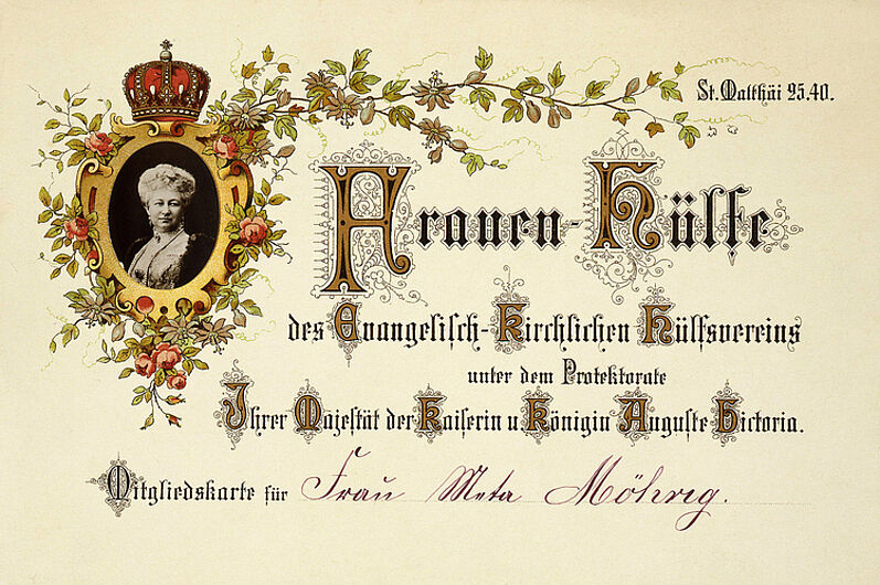 Membership Card of the Evangelical Church Women Membership Card of the Evangelical Church Women
