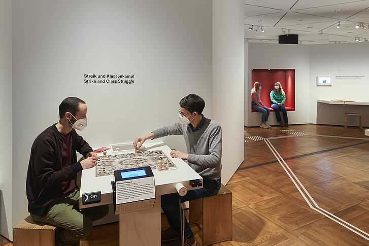 Ausstellungsansicht „Karl Marx und der Kapitalismus“