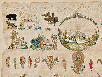 Stickerei als Medium zur Darstellung und Ordnung der Welt