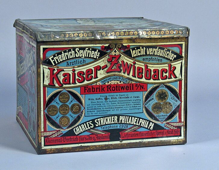 Blechdose "Kaiser-Zwieback".