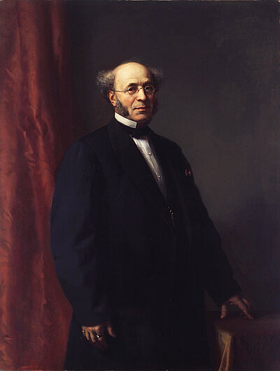 Oskar Begas, Banker Gerson Bleichröder (1822-1893), 1871. Oskar Begas, Banker Gerson Bleichröder (1822-1893), 1871. (Inv.Nr. Gm 2002/4)