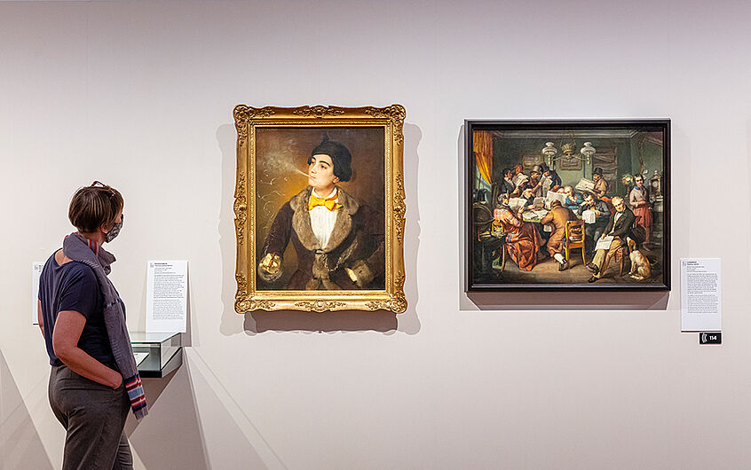 In der Ausstellung „Von Luther zu Twitter. Medien und politische Öffentlichkeit“ © DHM/David von Becker
