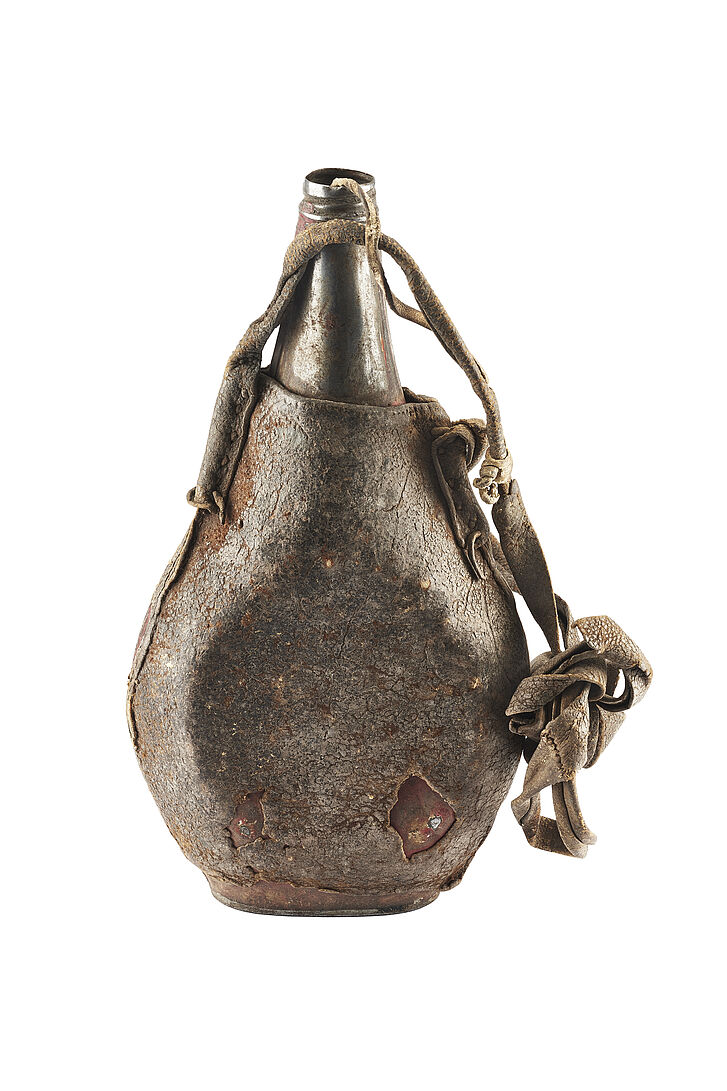 Wasserflasche eines Herero, 1885-1904 © Ethnologische Sammlung des Museums Natur und Mensch – Museen Freiburg, Foto: Axel Killian Wasserflasche