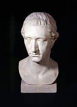 Martin Gottlieb Klauer, Bust of Johann Wolfgang von Goethe (new cast), 1780 (original), before 1900 (new cast). Martin Gottlieb Klauer, Bust of Johann Wolfgang von Goethe (new cast), 1780 (original), before 1900 (new cast). (Inv.Nr. Kg 62/31)