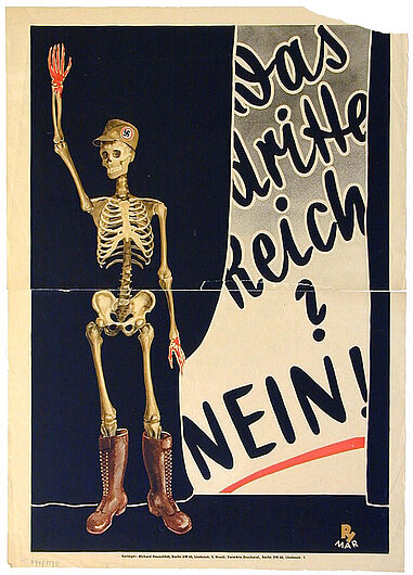Manfred Marcus, Antifaschistisches Plakat der SPD, 1932. (Inv.Nr. P 74/3390)