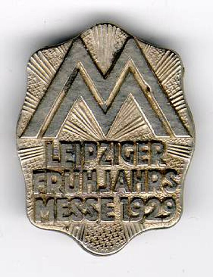 Abzeichen "Leipziger Frühjahrsmesse 1929".