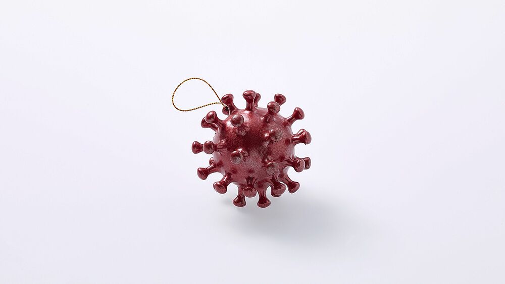 Weihnachtsbaumanhänger „WIRus“ in Form des Corona-Virus © DHM, I. Desnica