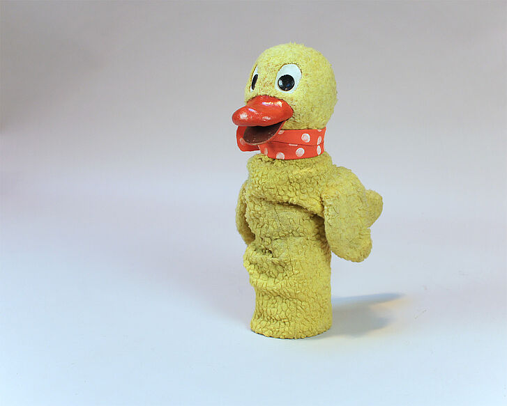 Enten-Handpuppe.