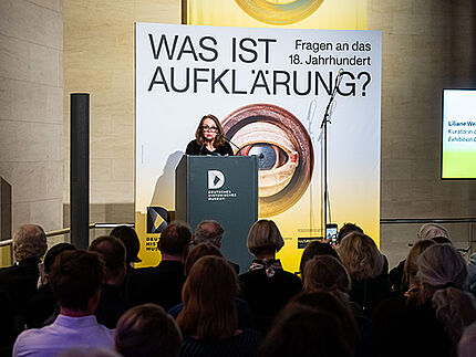 Aufklärung ausstellen. Eröffnungsrede von Liliane Weissberg