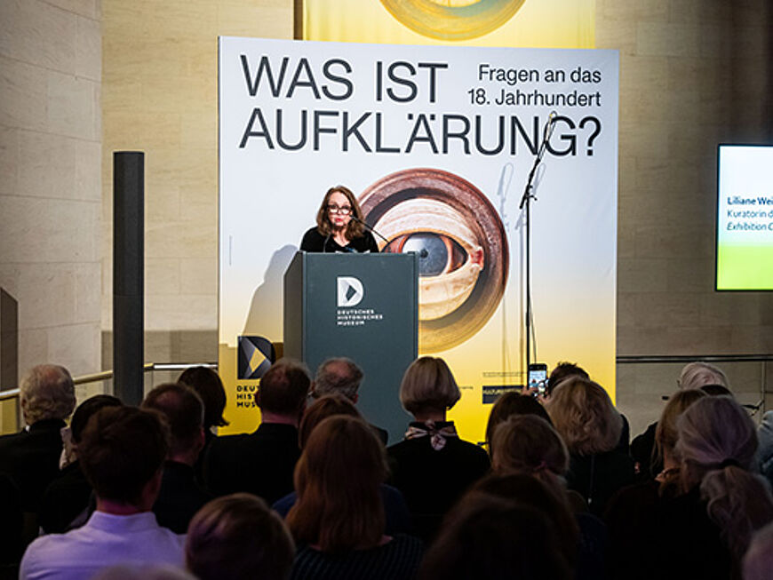 Aufklärung ausstellen. Eröffnungsrede von Liliane Weissberg