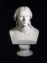 Johann Heinrich von Dannecker, Friedrich von Schiller (1759-1805) (new cast), 1808-1810 (original), 1994. Johann Heinrich von Dannecker, Friedrich von Schiller (1759-1805) (new cast), 1808-1810 (original), 1994. (Inv.Nr. Pl 94/19)