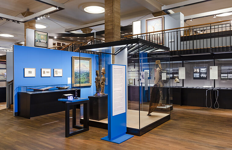Ausstellungsansicht des Themenbereichs zur deutschen Kolonialgeschichte © Deutsches Historisches Museum/David von Becker Ausstellungsansicht des Themenbereichs zur deutschen Kolonialgeschichte © Deutsches Historisches Museum/David von Becker
