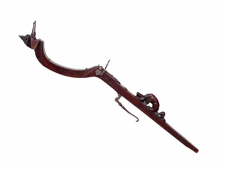 Teil einer Armbrust.
