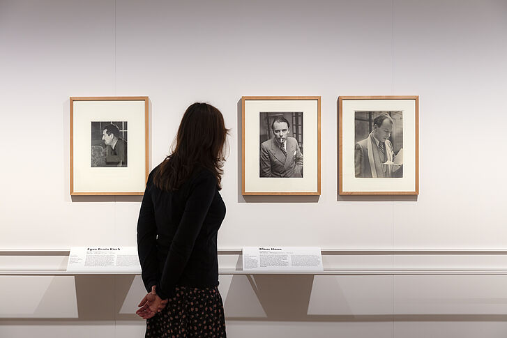 In the exhibition „Report vom Exile – Photgraphs by Fred Stein“ In the exhibition „Report vom Exile – Photgraphs by Fred Stein“