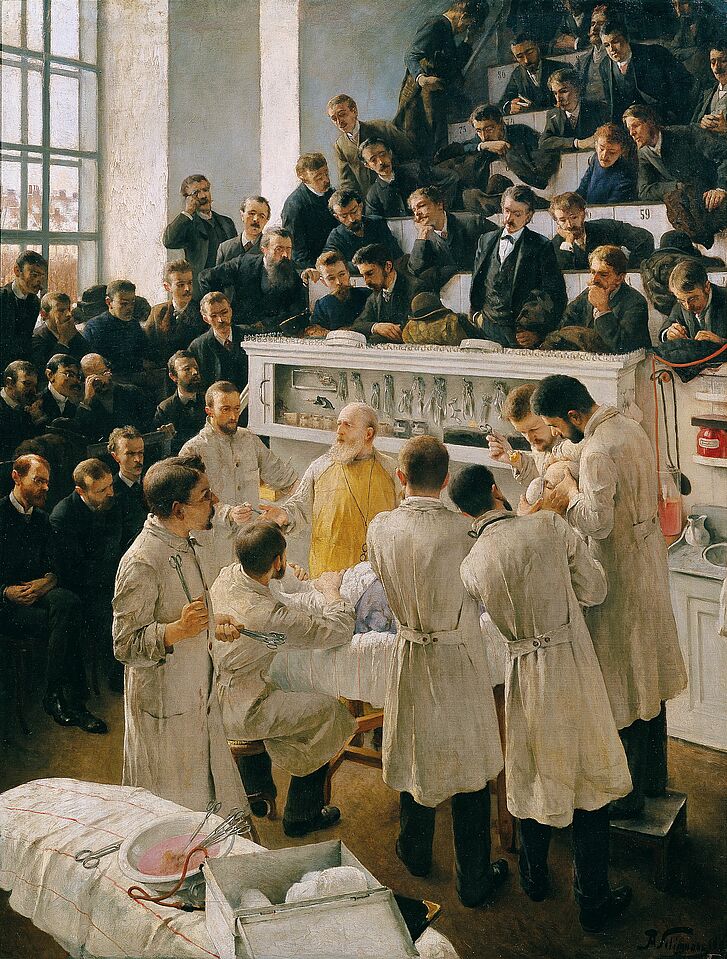Der Billroth‘sche Hörsaal im Wiener Allgemeinen Krankenhaus