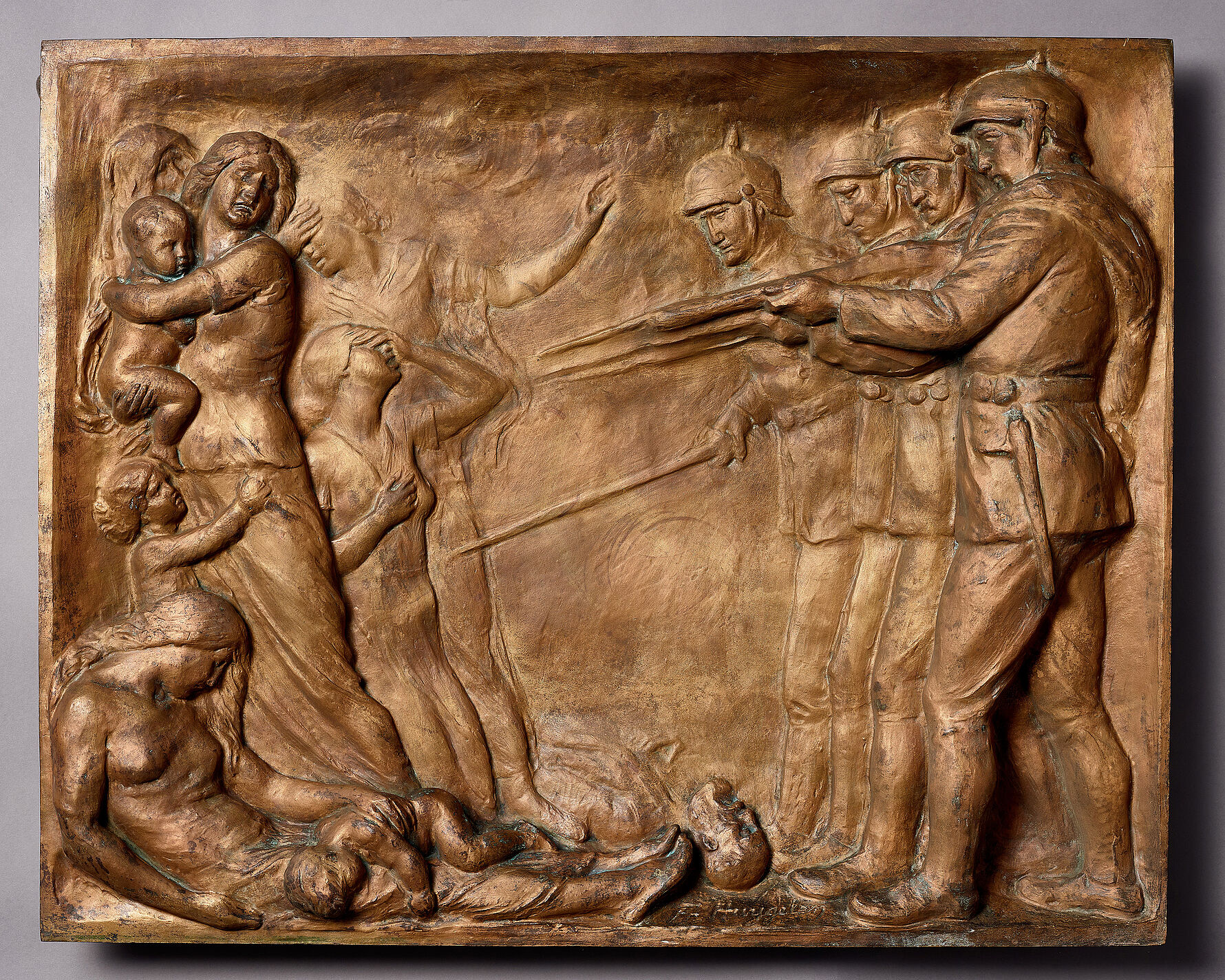 Bronzerelief