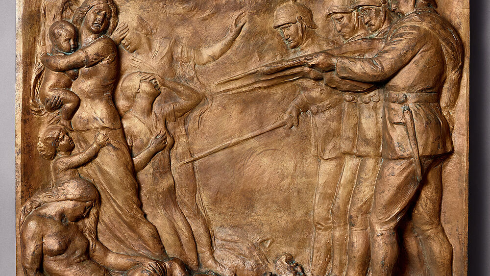 Bronzerelief