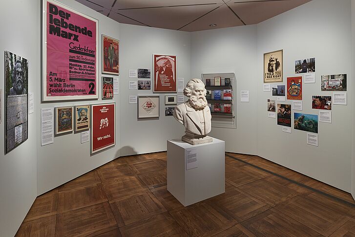 Ausstellungsansicht „Karl Marx und der Kapitalismus“